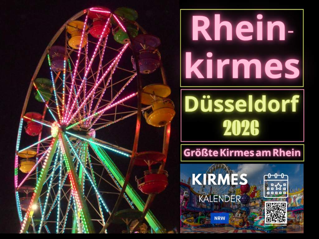 Rheinkirmes Düsseldorf 2026 - Größte Kirmes am Rhein