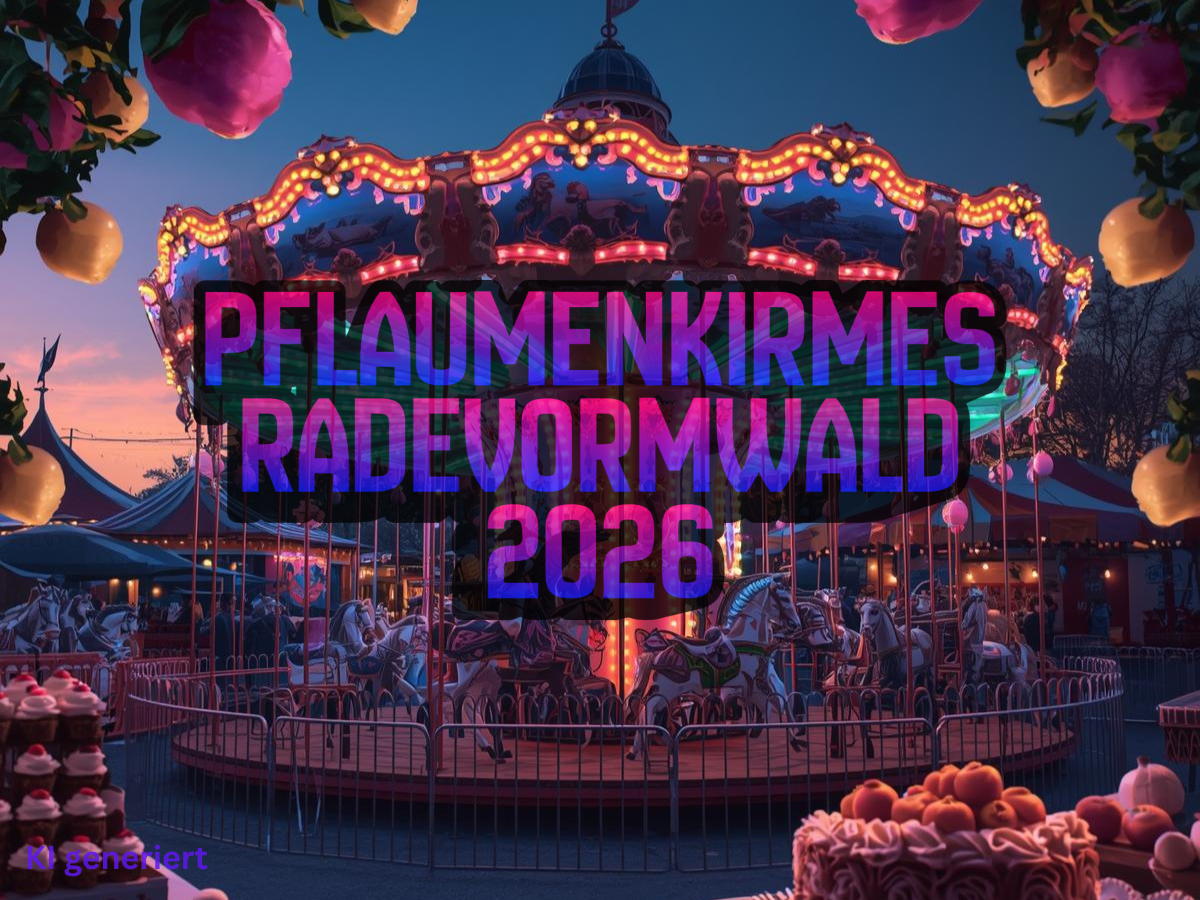 Pflaumenkirmes 2026 in Radevormwald