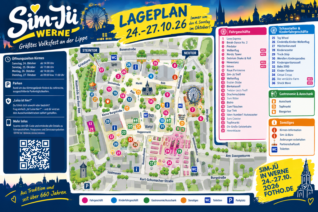 Sim-Jü 2026 Lageplan Kirmesplan